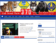 Tablet Screenshot of pack.troop370.org